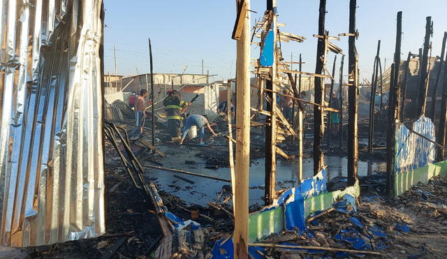 ¡Alerta en Piura! Incendio destruye completamente 16 hogares