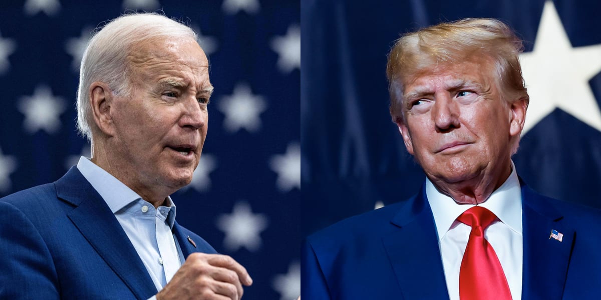 Joe Biden y Donald Trump se fueron a los insultos durante el debate presidencial en EE.UU.