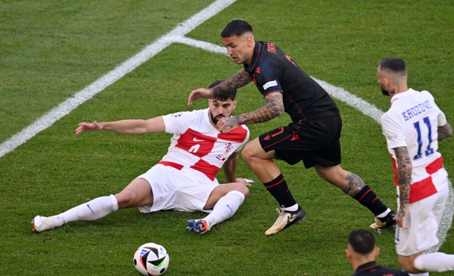 Croacia empató 2-2 con Albania y peligra en la Eurocopa 2024