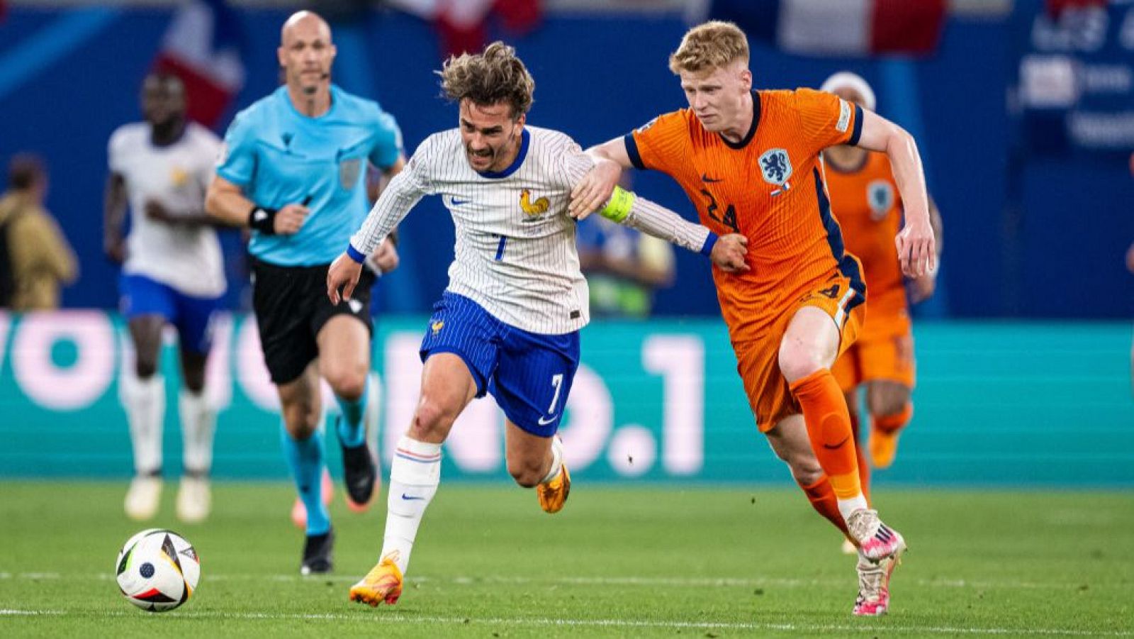 Francia y Países Bajos empataron sin goles por la Eurocopa 2024