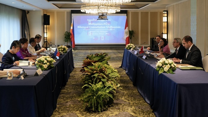 El Perú y Filipinas celebran su primera Reunión del Mecanismo de Consultas Políticas