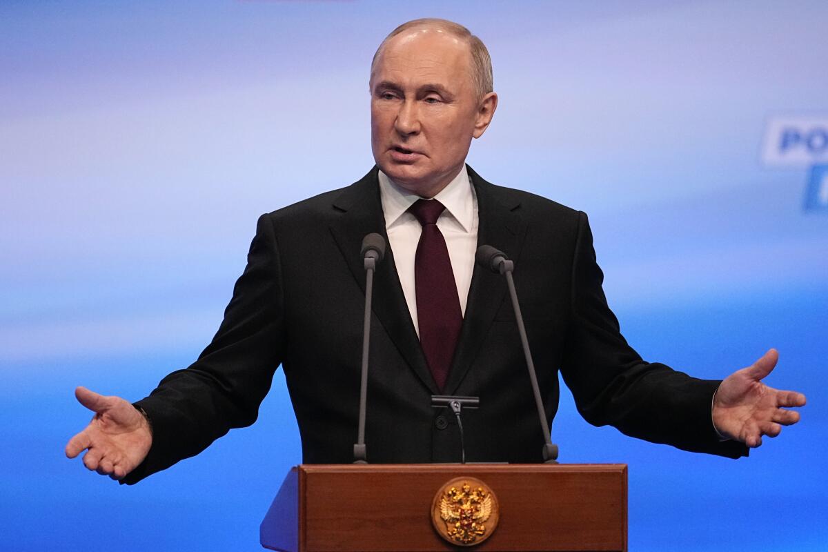 Vladímir Putin ofrece terminar la guerra