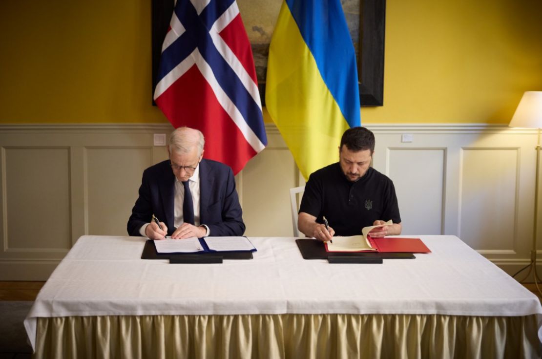 Ucrania firmó acuerdo de seguridad con Noruega