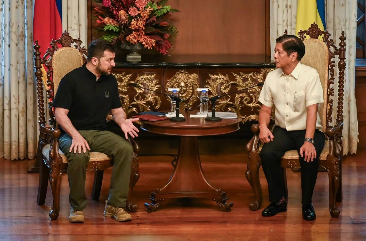 Zelensky viajó a Filipinas en medio de las tensiones con China