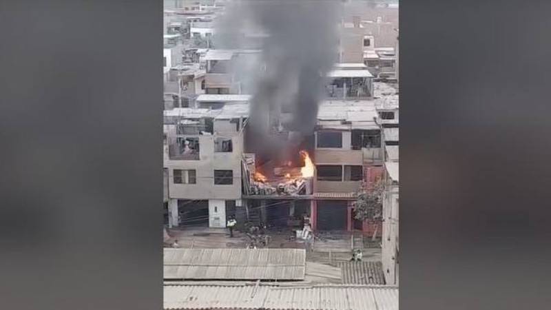 Explosión en San Juan de Miraflores