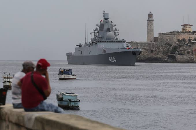 La marina rusa despliega flotilla finalmente La Habana