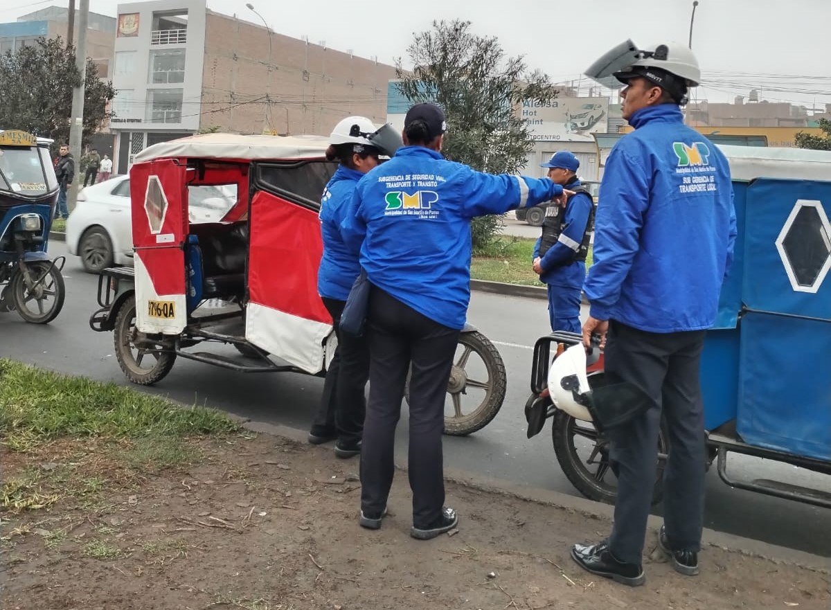 Operativo en SMP: mototaxis informales en la mira de las autoridades
