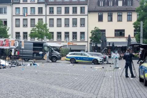  Fallece el policía apuñalado en ataque en Mannheim, Alemania