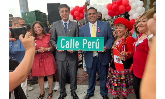 Nueva York celebra las Fiestas Patrias con una calle en honor al Perú