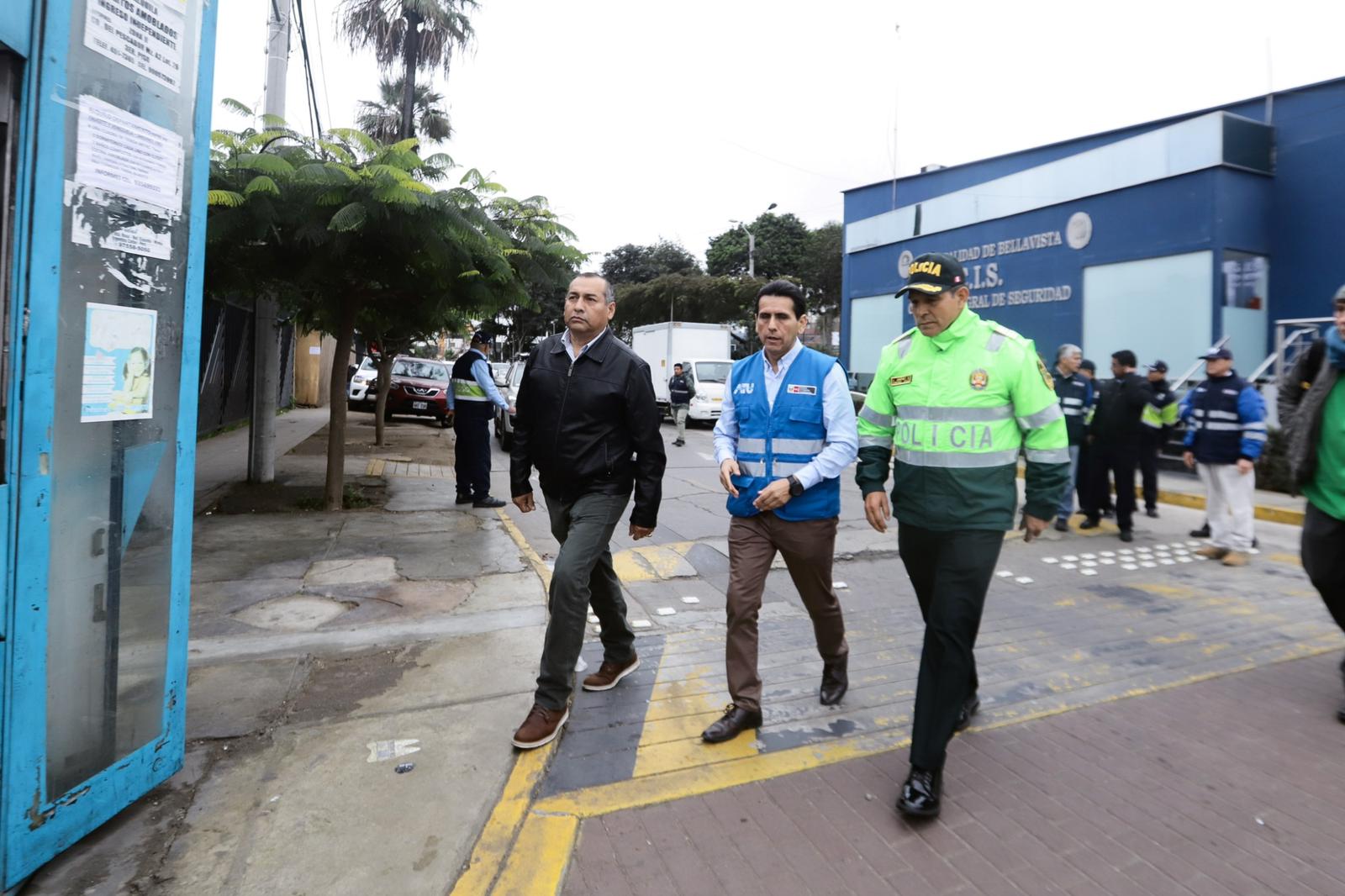 Bellavista: Municipio y ATU inician operativos de control contra transporte público informal en el cruce de las avenidas Faucett y Venezuela