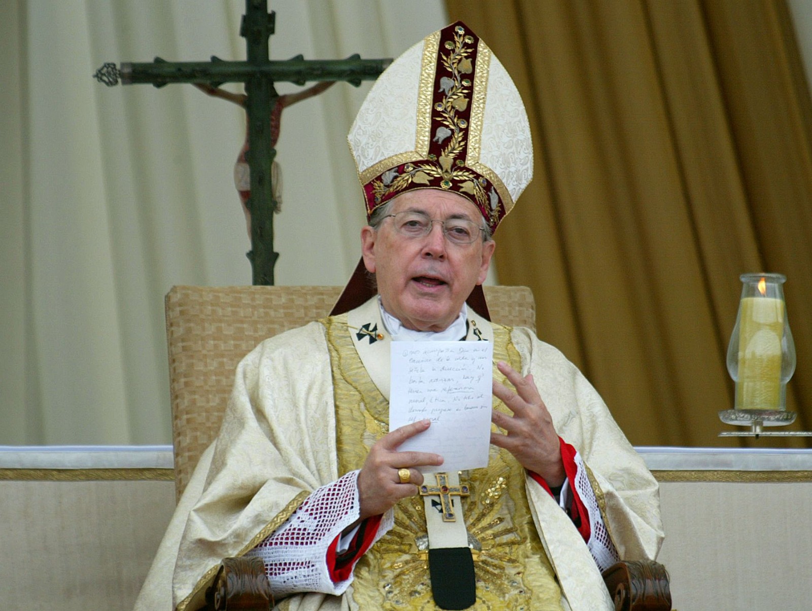 Cardenal Juan Luis Cipriani envía emotivo mensaje desde Roma