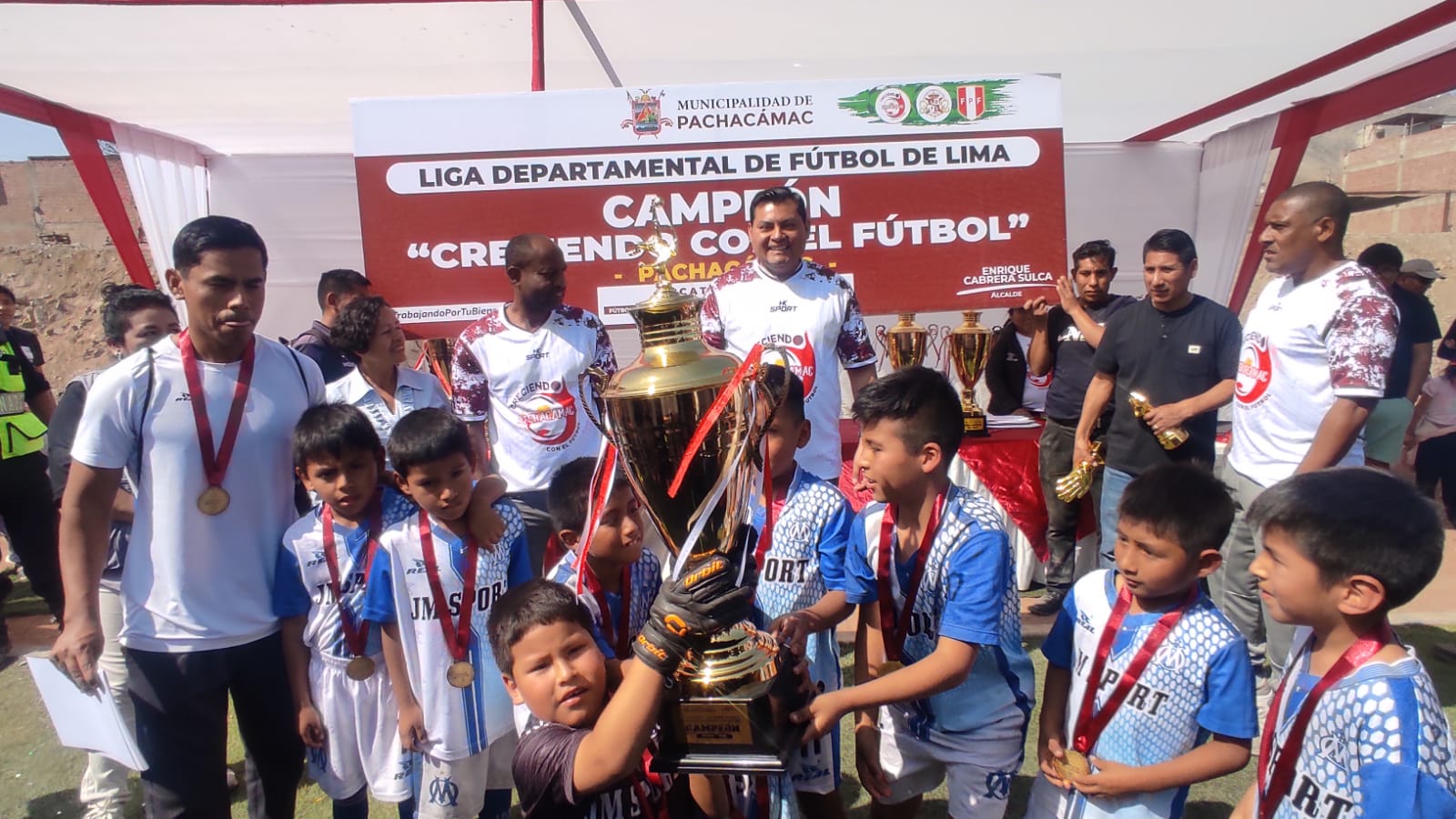 Creciendo con el fútbol llega a su fin en Pachacámac