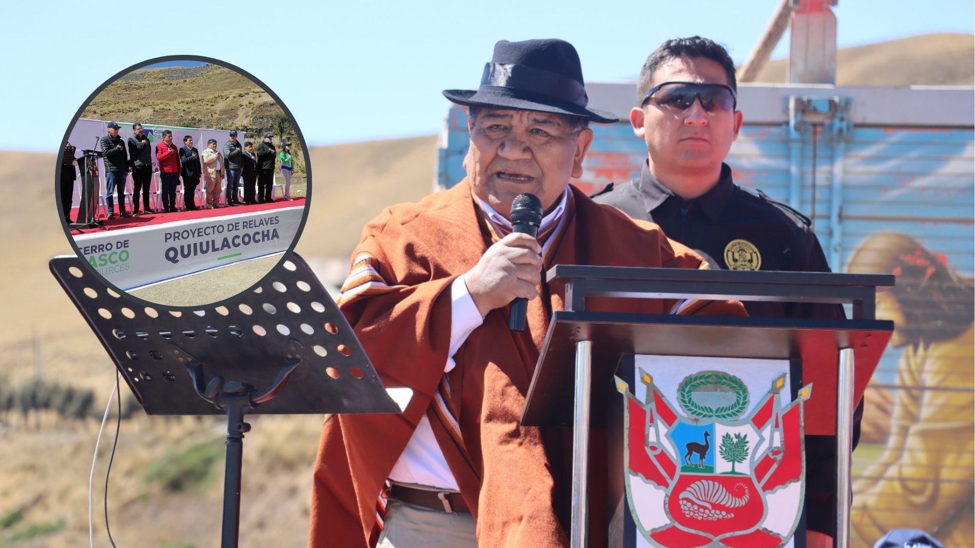 Pasco: Ministro Rómulo Mucho inaugura nuevo proyecto minero