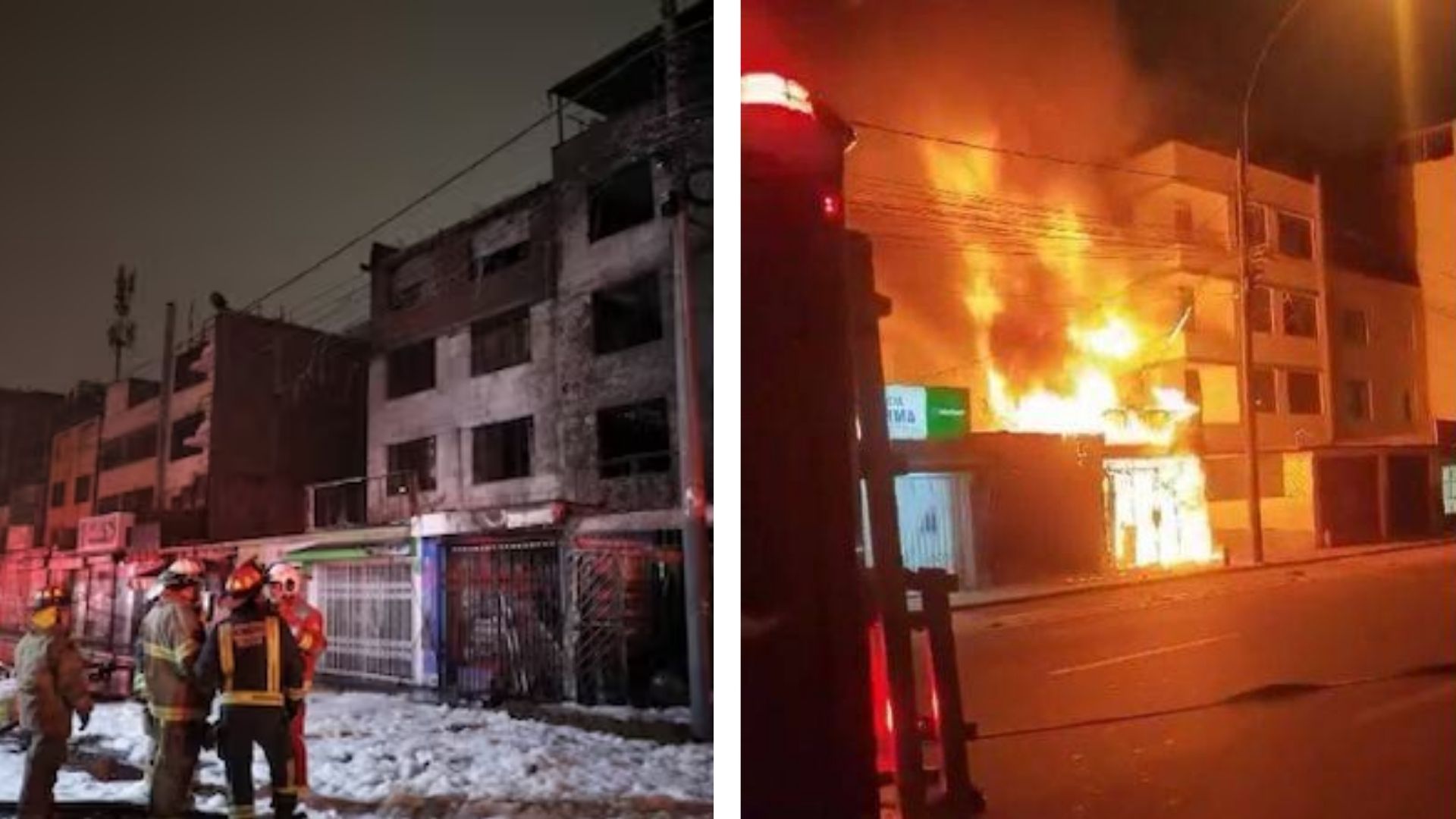 ¡Alerta en San Borja! Incendio dejo en ruinas a edificio