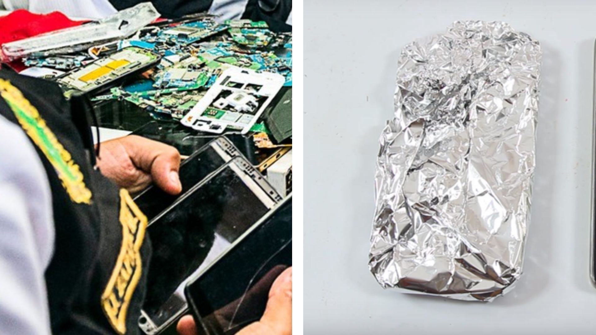 ¡Alerta! Criminales envuelven celulares robados en papel aluminio