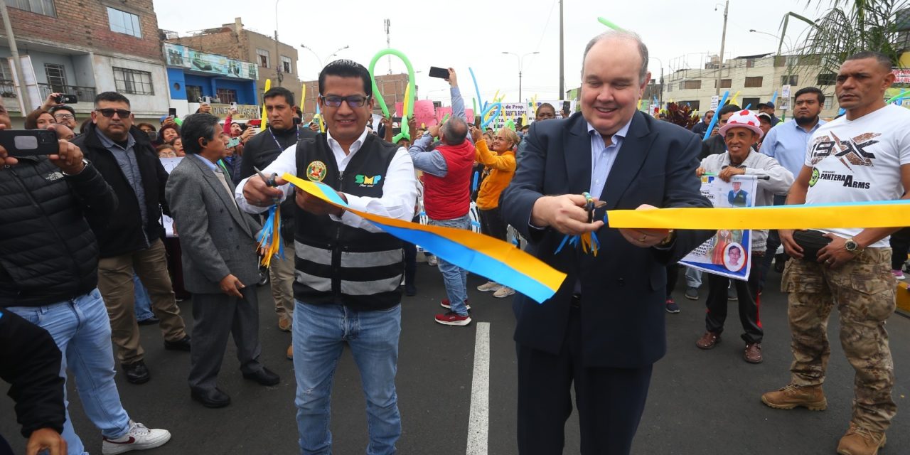 SMP: Presentan remodelada Av. Perú en beneficio de más 426 mil vecinos