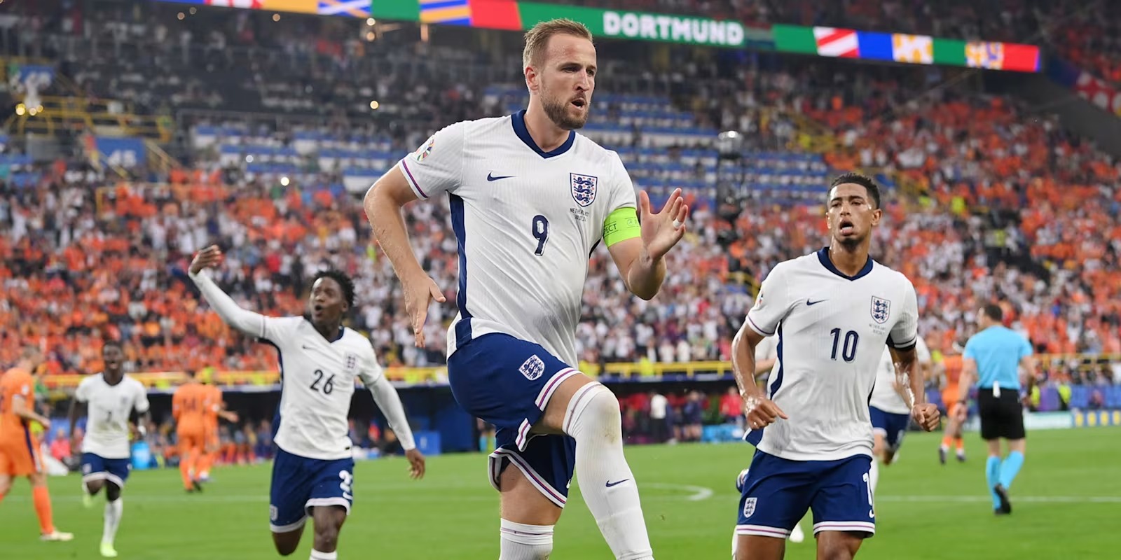 Inglaterra clasificó a la final de la Eurocopa
