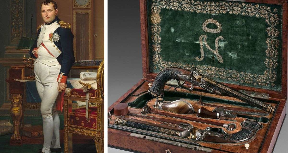 Francia impide subasta de dos pistolas de Napoleón Bonaparte