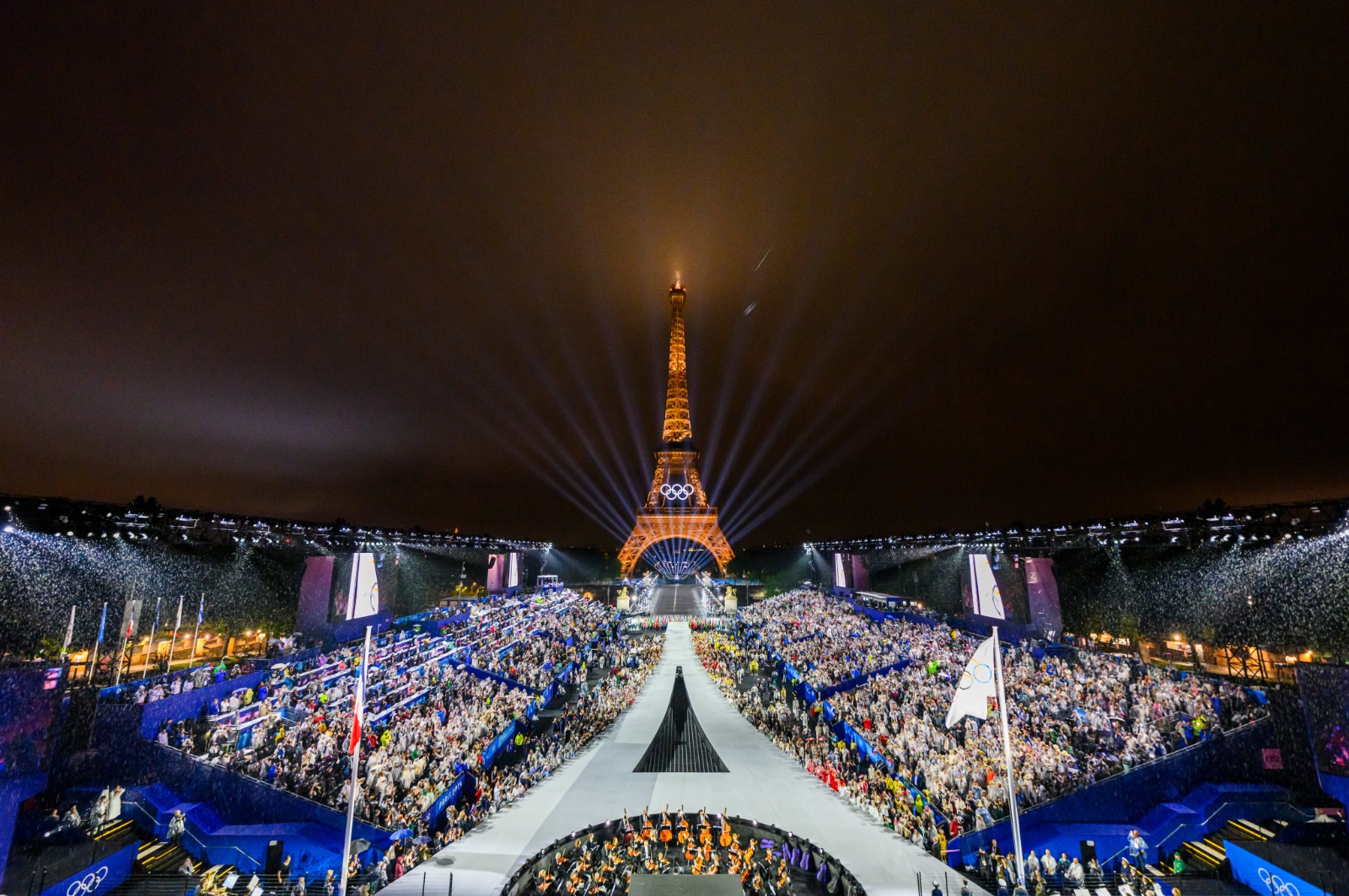 Espectacular inauguración de  JJ.OO. en París