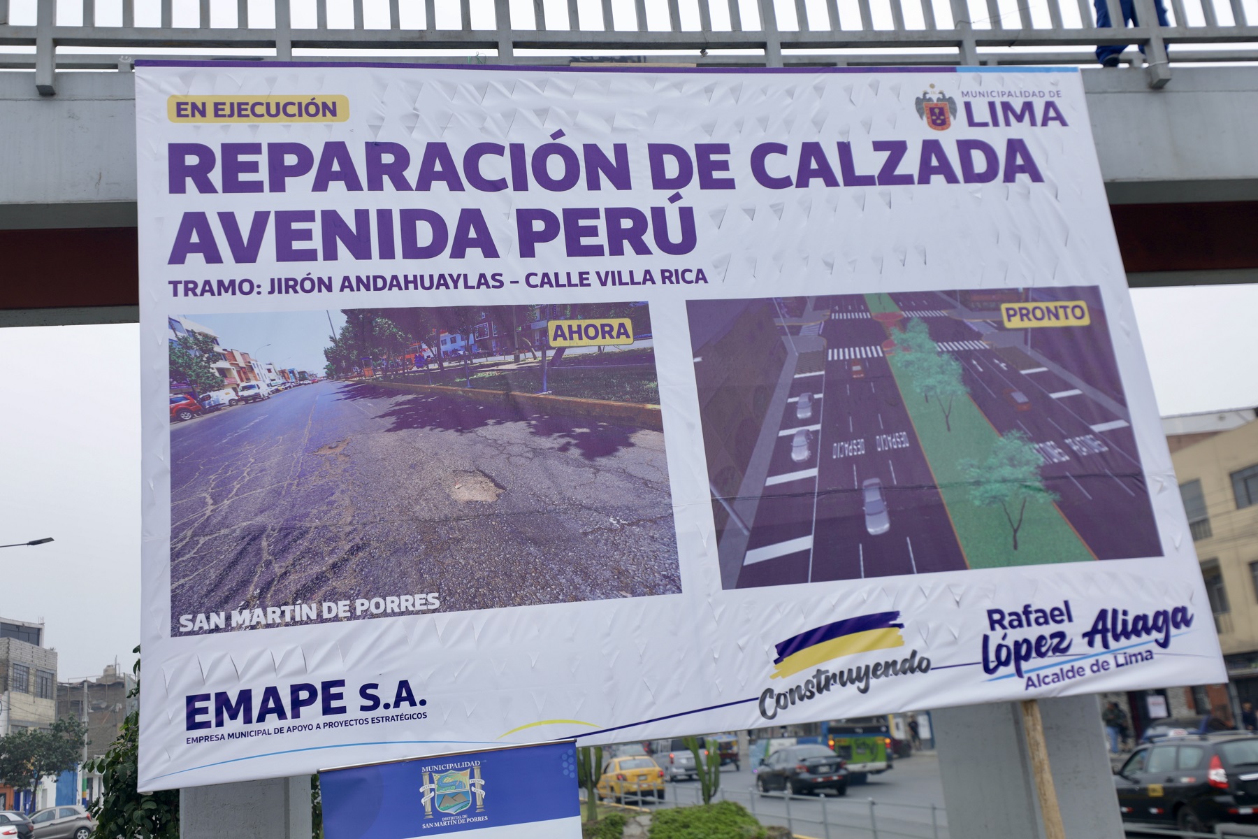SMP: Rafael López Aliaga renueva Avenida Perú