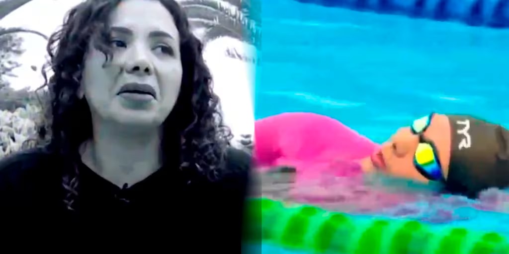 Mónica Cabrejos: "La natación, me baja el dolor a un 90%"