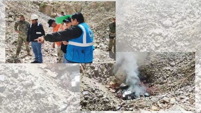 Más de 700 kilos de pirotecnia ilegal son destruidos en Cajamarca