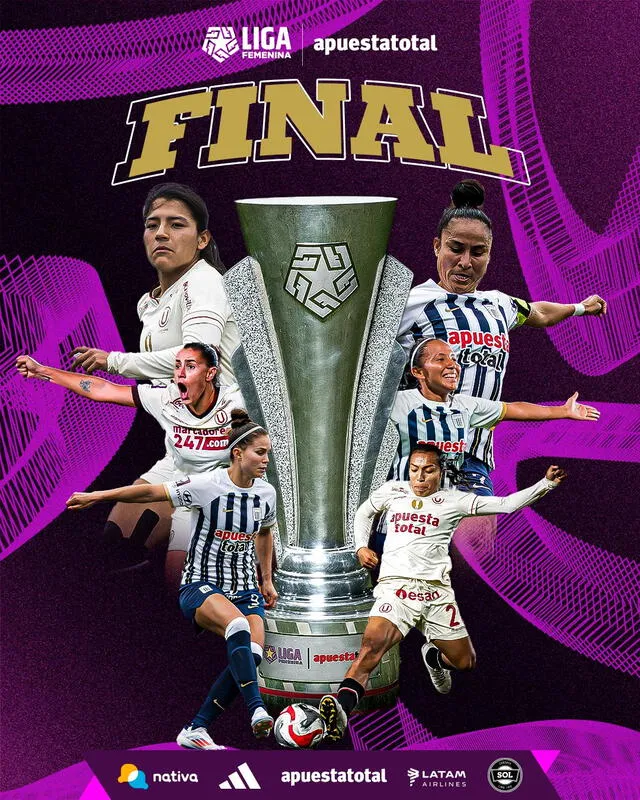 Universitario y Alianza Lima se enfrentan en la primera final de la Liga Femenina 2024