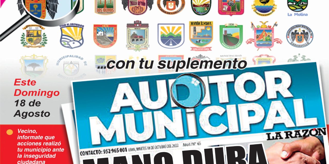 Nueva edición del Suplemento Auditor Municipal