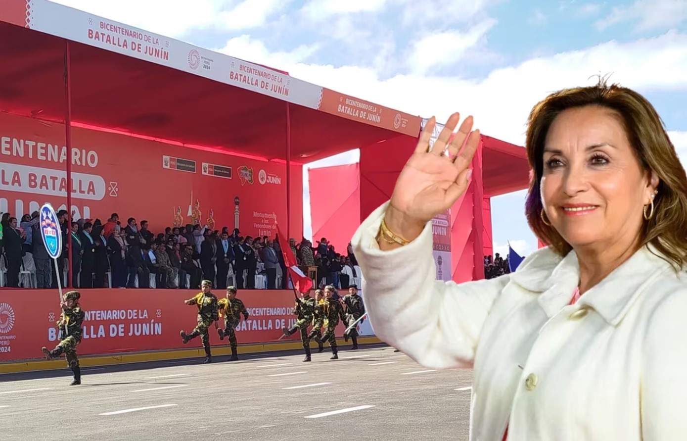 Dina Boluarte no participó de la conmemoración de la Batalla de Junín