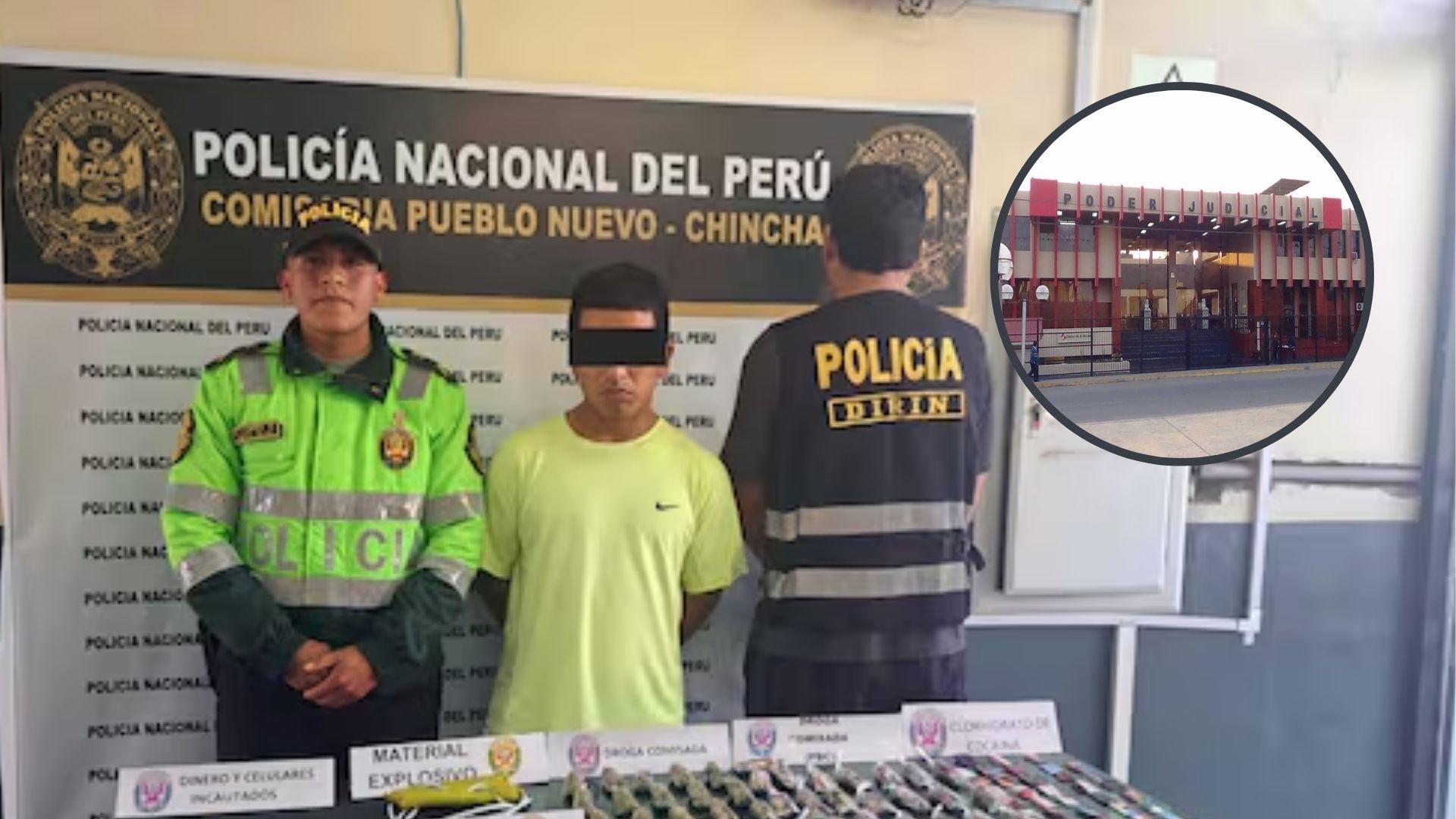 Chincha: Dictan prisión preventiva a sujeto por comercializar droga