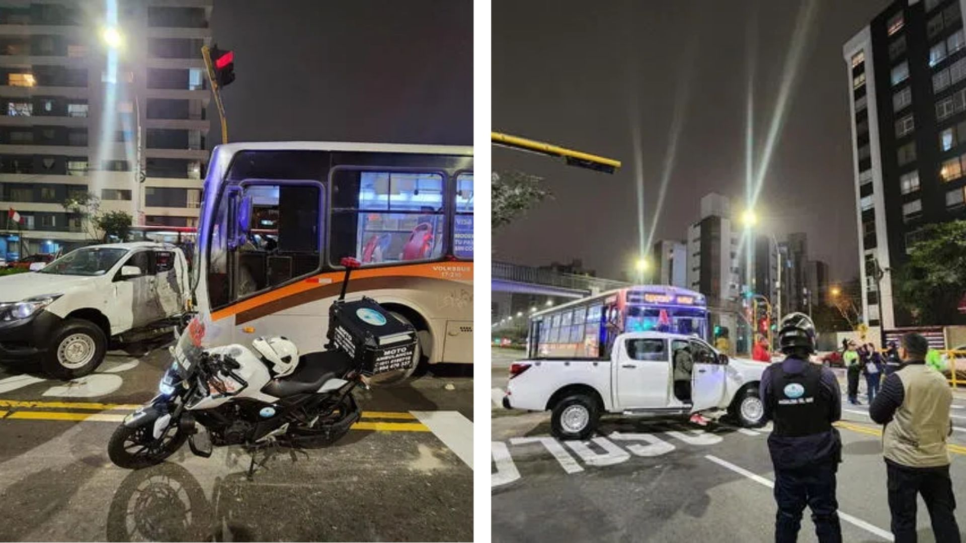 Magdalena: Accidente de tránsito deja 7 heridos en la Av. Brasil