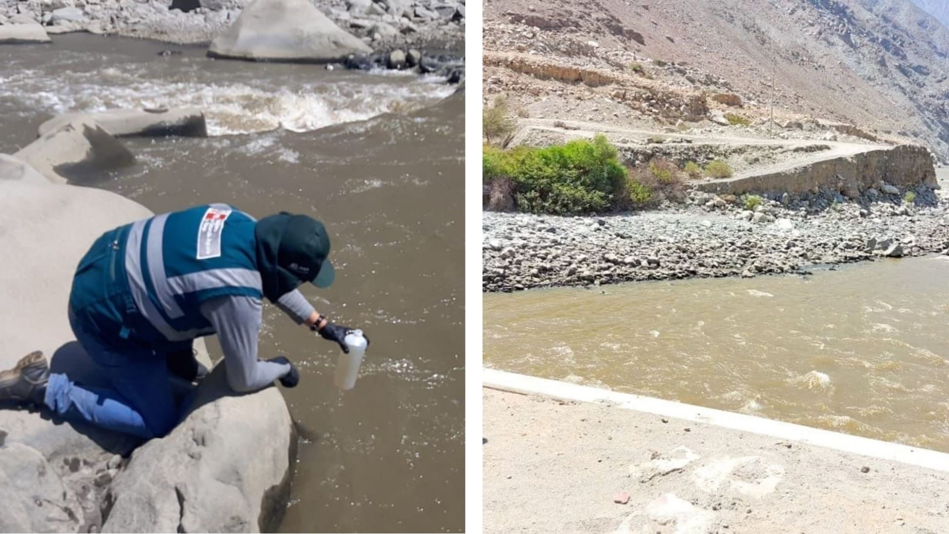 Áncash: ANA monitorea contaminación de río Santa