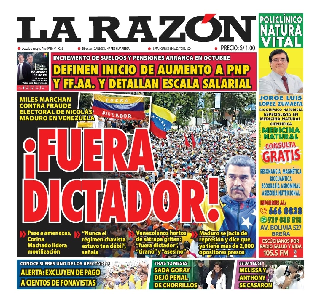 Portada La Razon