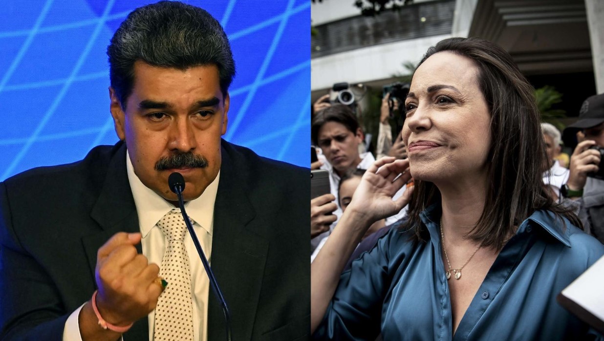 Nicolás Maduro llama "terrorista" a Corina Machado