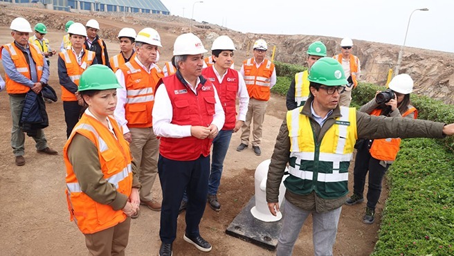 Arequipa: Ministro del MTC y embajadora de EE. UU. supervisan operaciones en el Terminal Portuario de Matarani