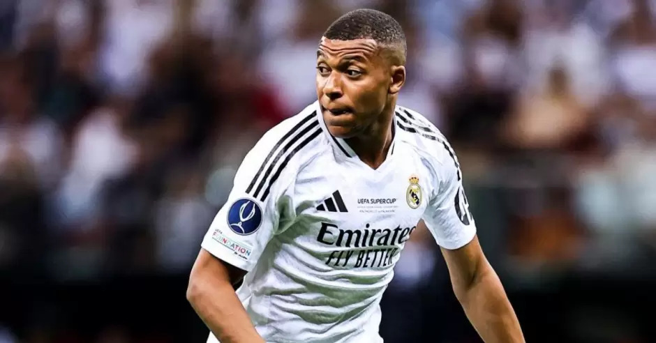 Kylian Mbappé marca un golazo en su debut con el Real Madrid