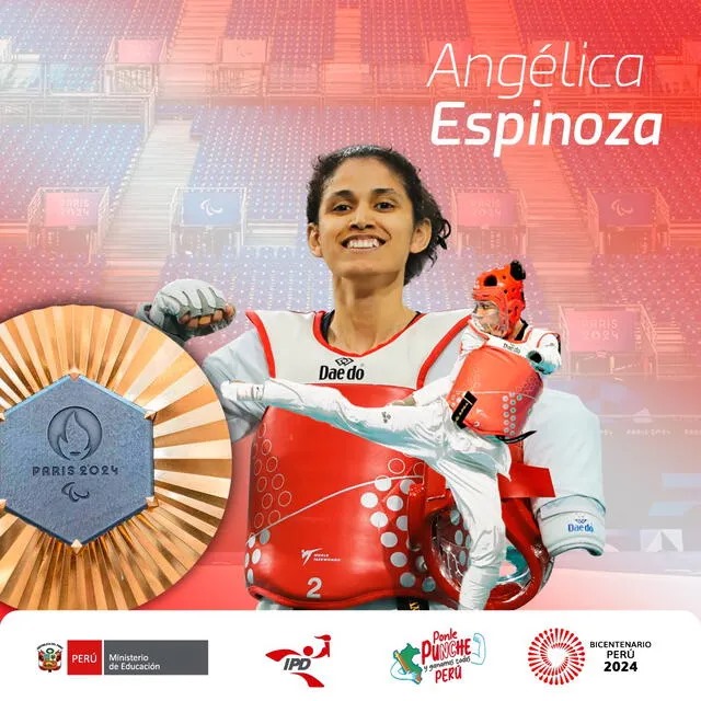 Angélica Espinoza: Bicampeona Paralímpica en París 2024