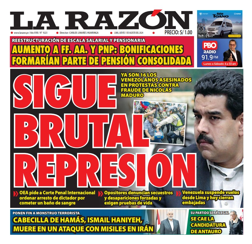 Portada La Razon