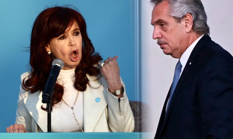 Cristina Kirchner critica a Alberto Fernández por violencia de género