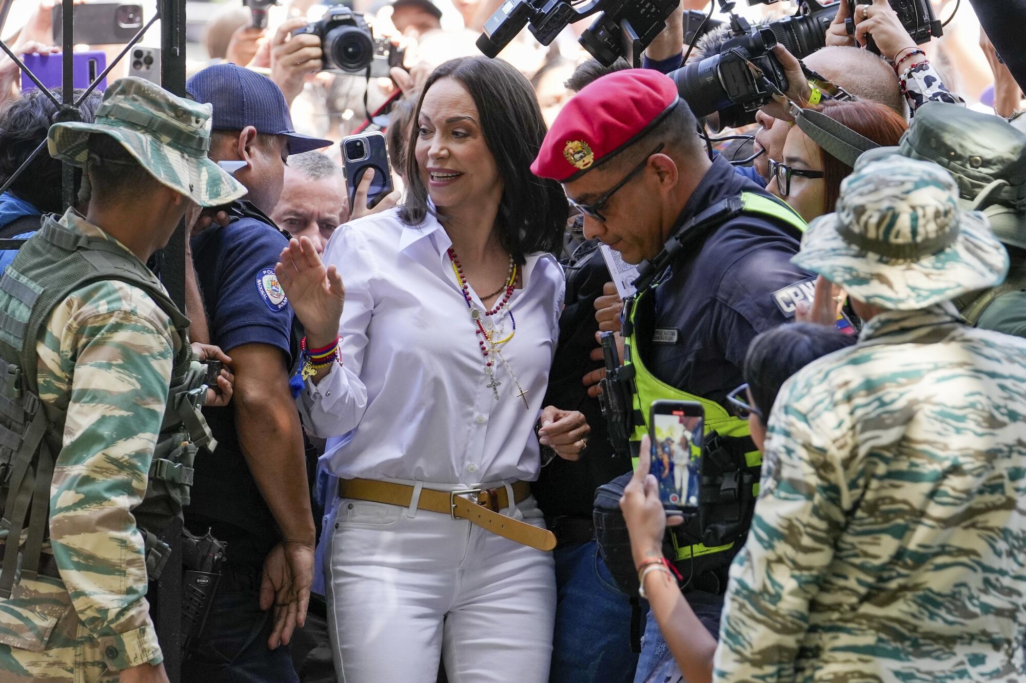 María Corina Machado expresa su agradecimiento por el respaldo recibido a nivel internacional