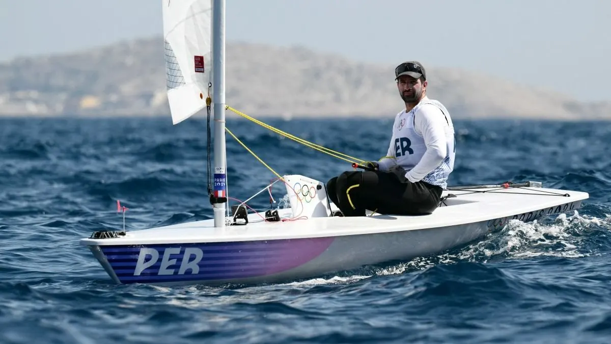 Stefano Peschiera se clasificó para la final de dinghy masculino