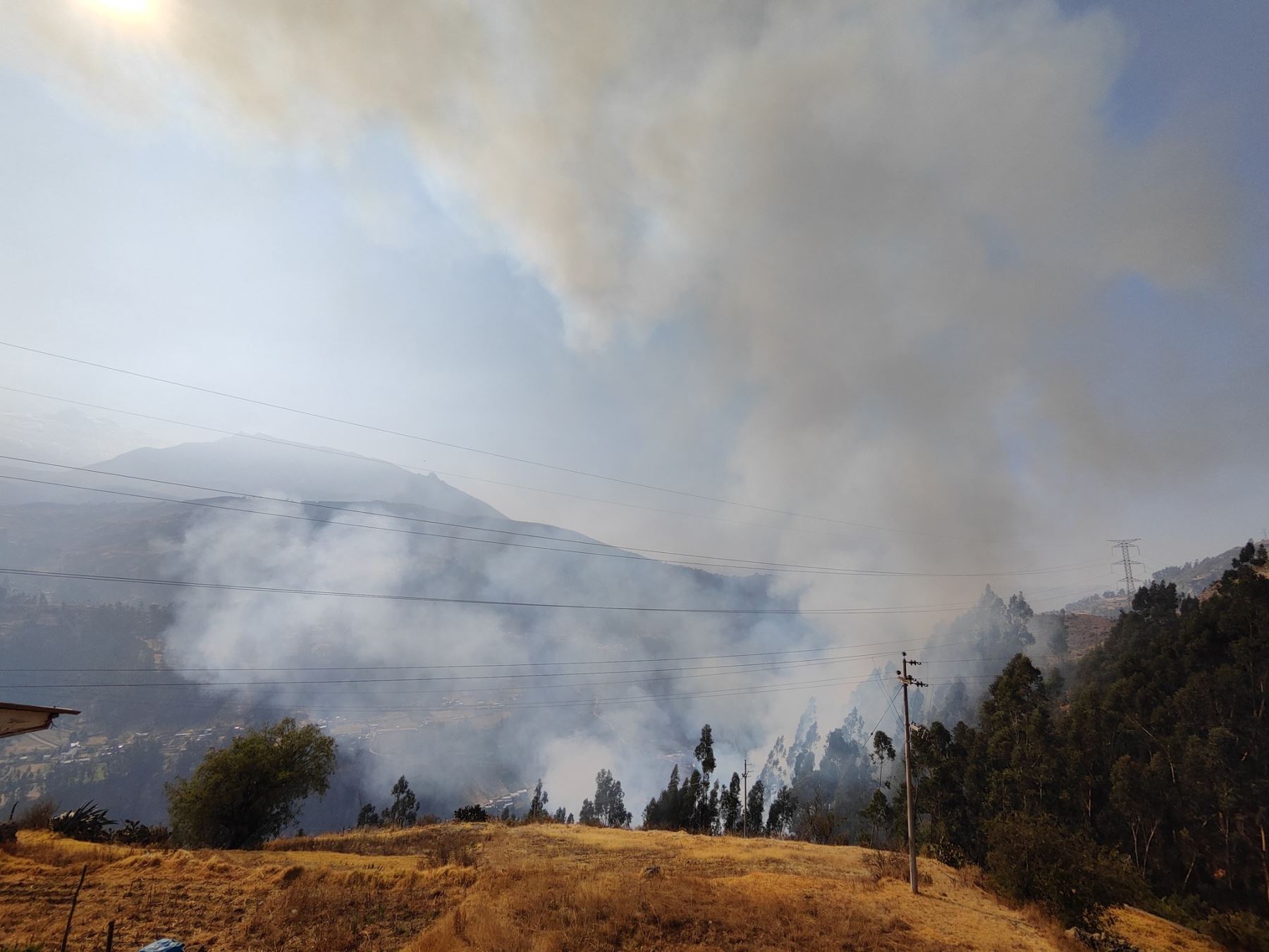 Región Áncash enfrenta su cuarto deceso por incendios forestales