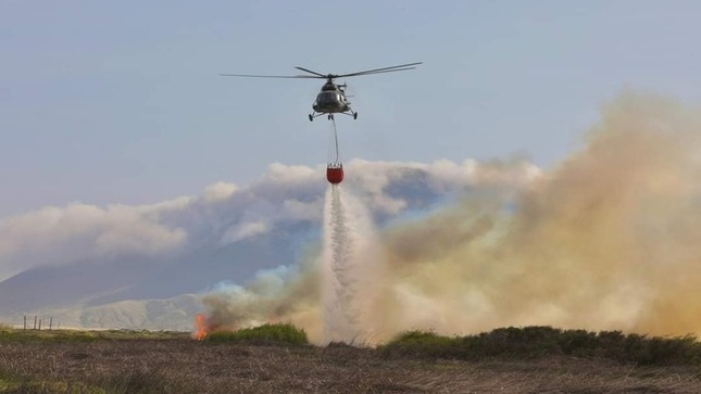 Gobierno continua combatiendo los incendios forestales