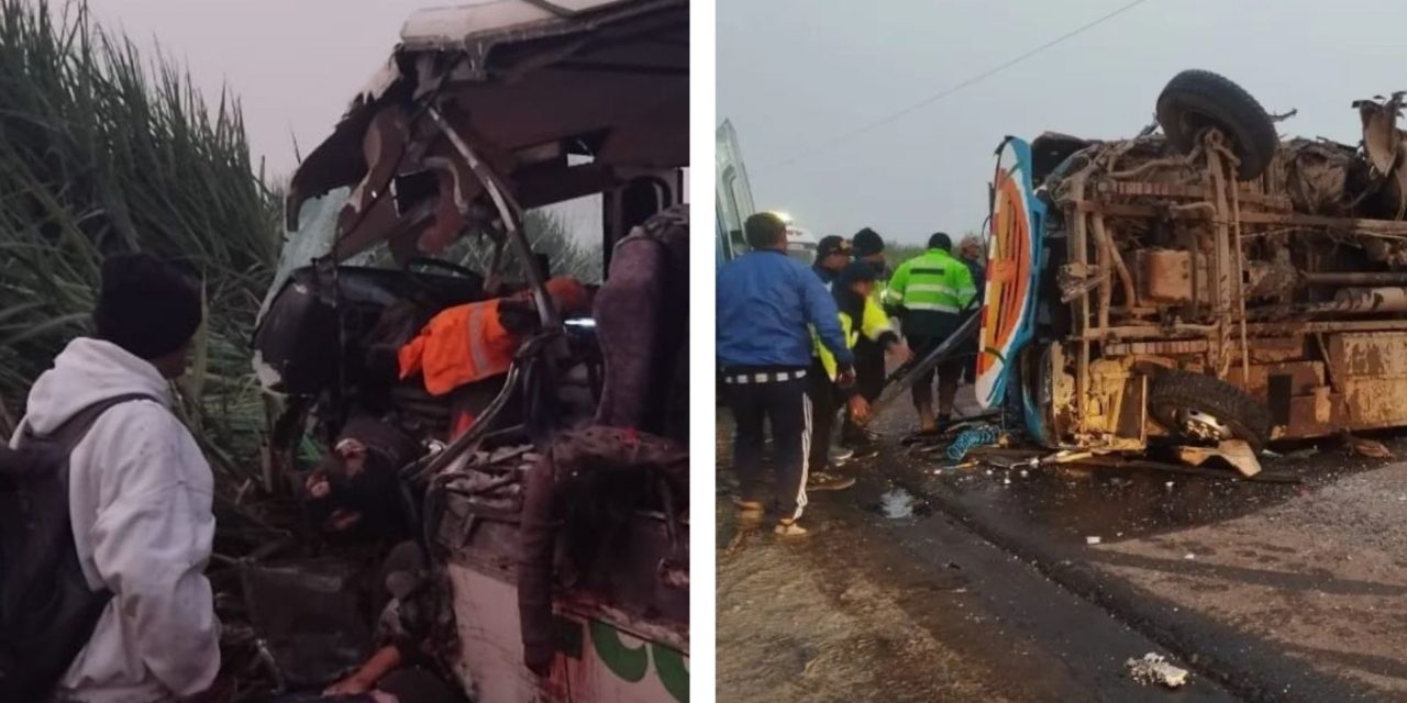 La Libertad: Choque entre buses deja 28 heridos y cinco muertos