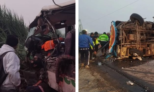 La Libertad: Choque entre buses deja 28 heridos y cinco muertos