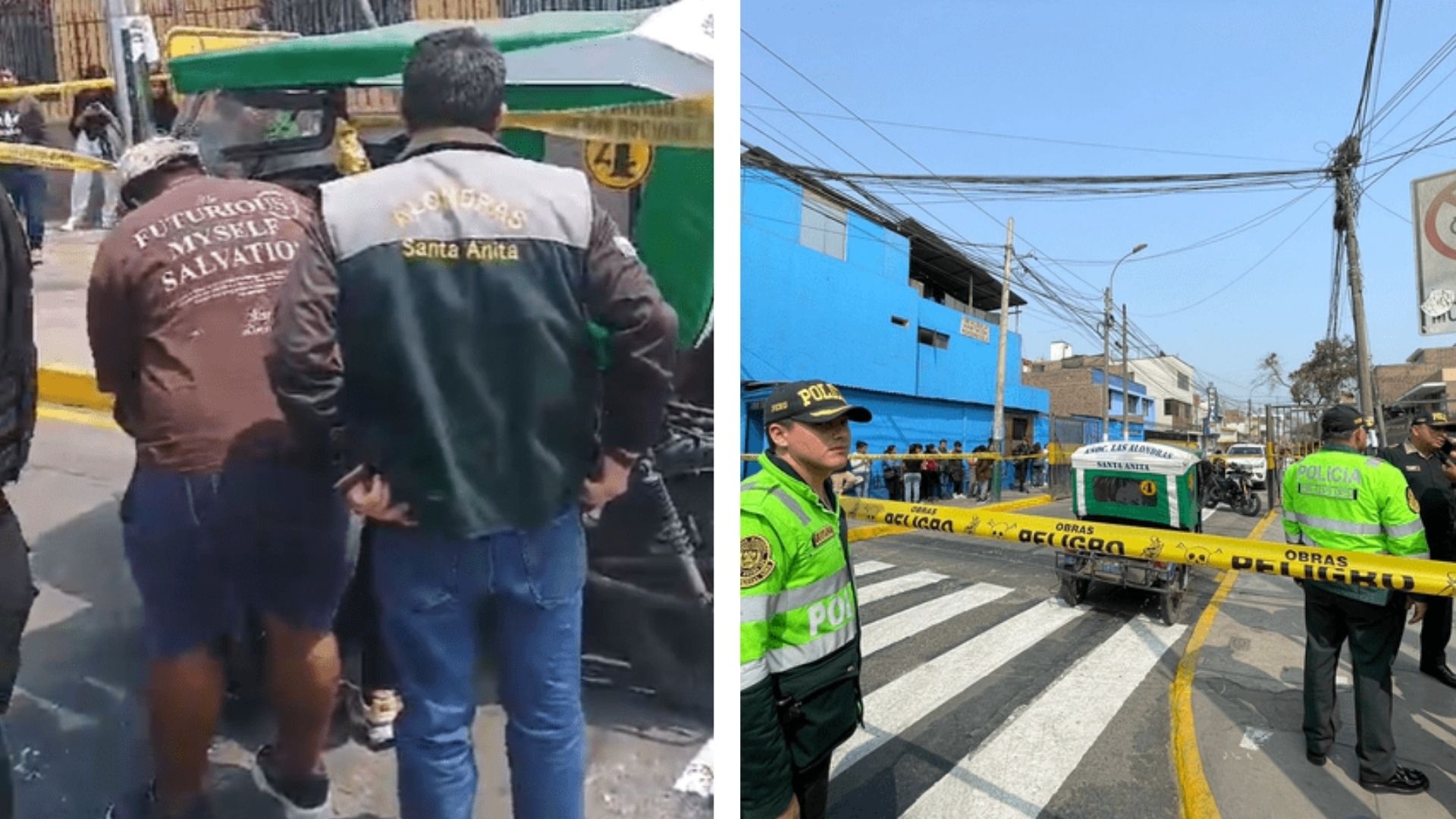 Santa Anita: Mototaxista es baleado en Plaza de Armas