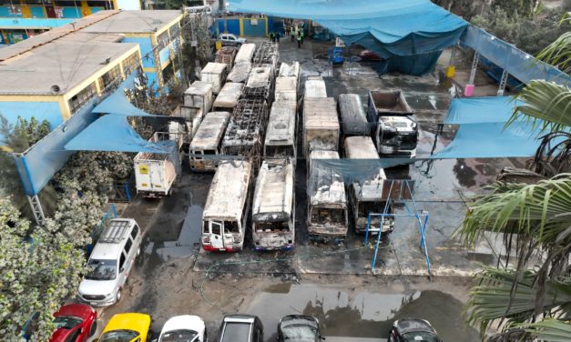 Independencia: ‘Los Pulpos del Norte’ se atribuyen incendio de buses