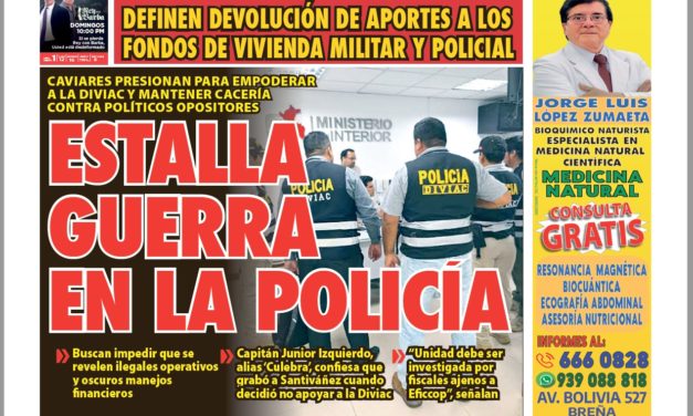 Portada Diario La Razón (08/09/2024)