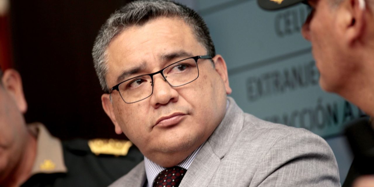 Ministro del Interior propone proyecto que aumenta penas por sicariato y extorsión