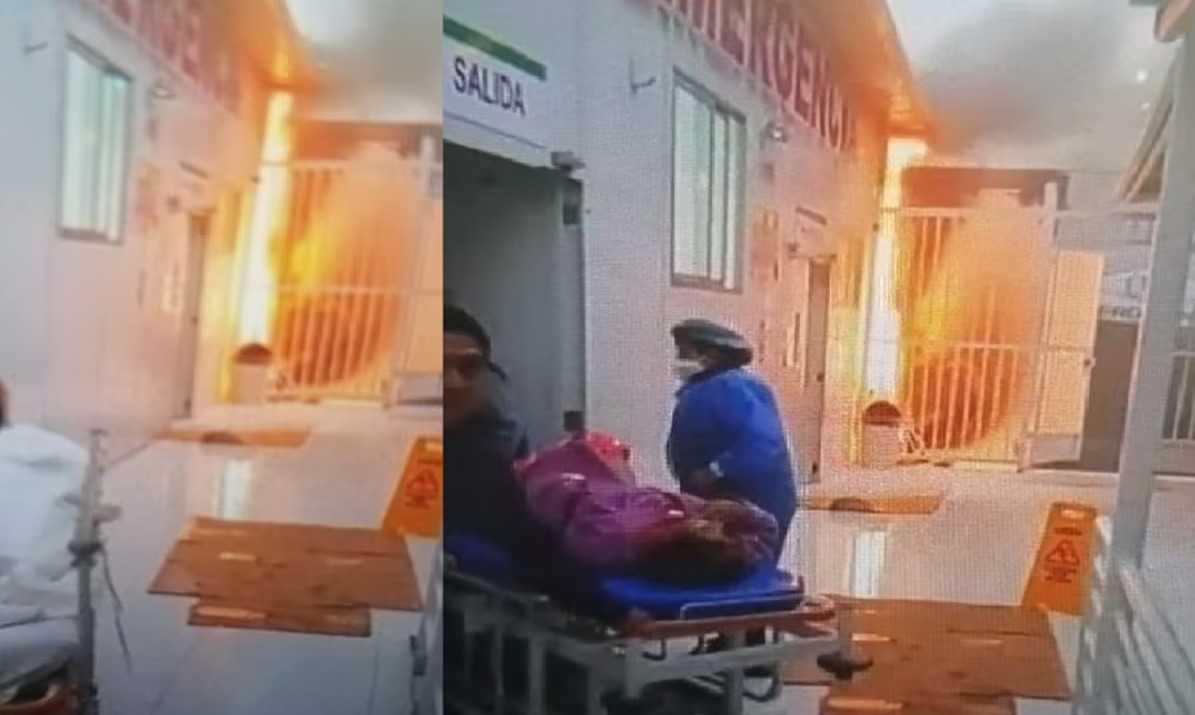 SJM: incendio generó pánico en el Hospital María Auxiliadora